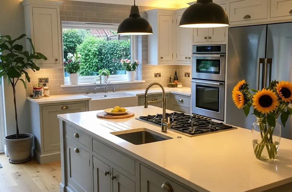 Beautifully remodeled kitchen showcasing modern design and functionality
